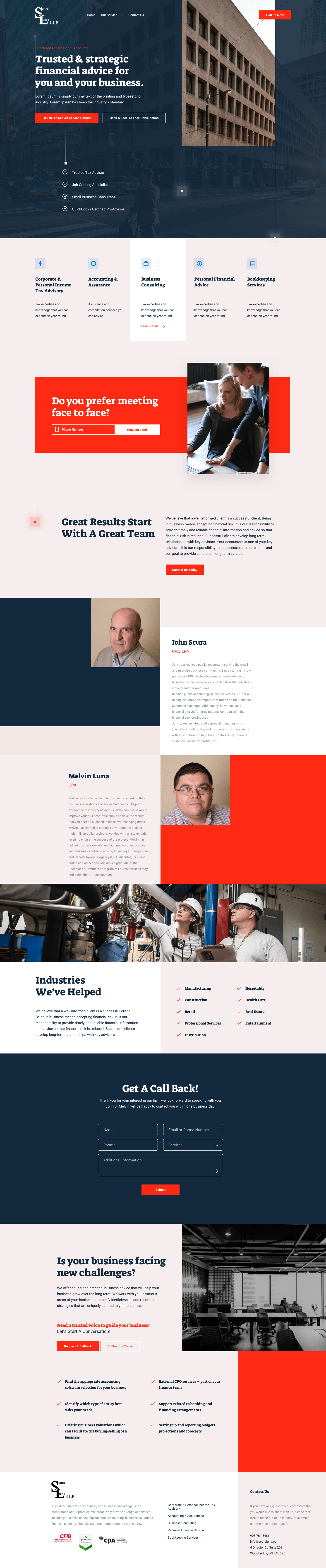 Lawyer Website UI/UX Design - Hipfolio